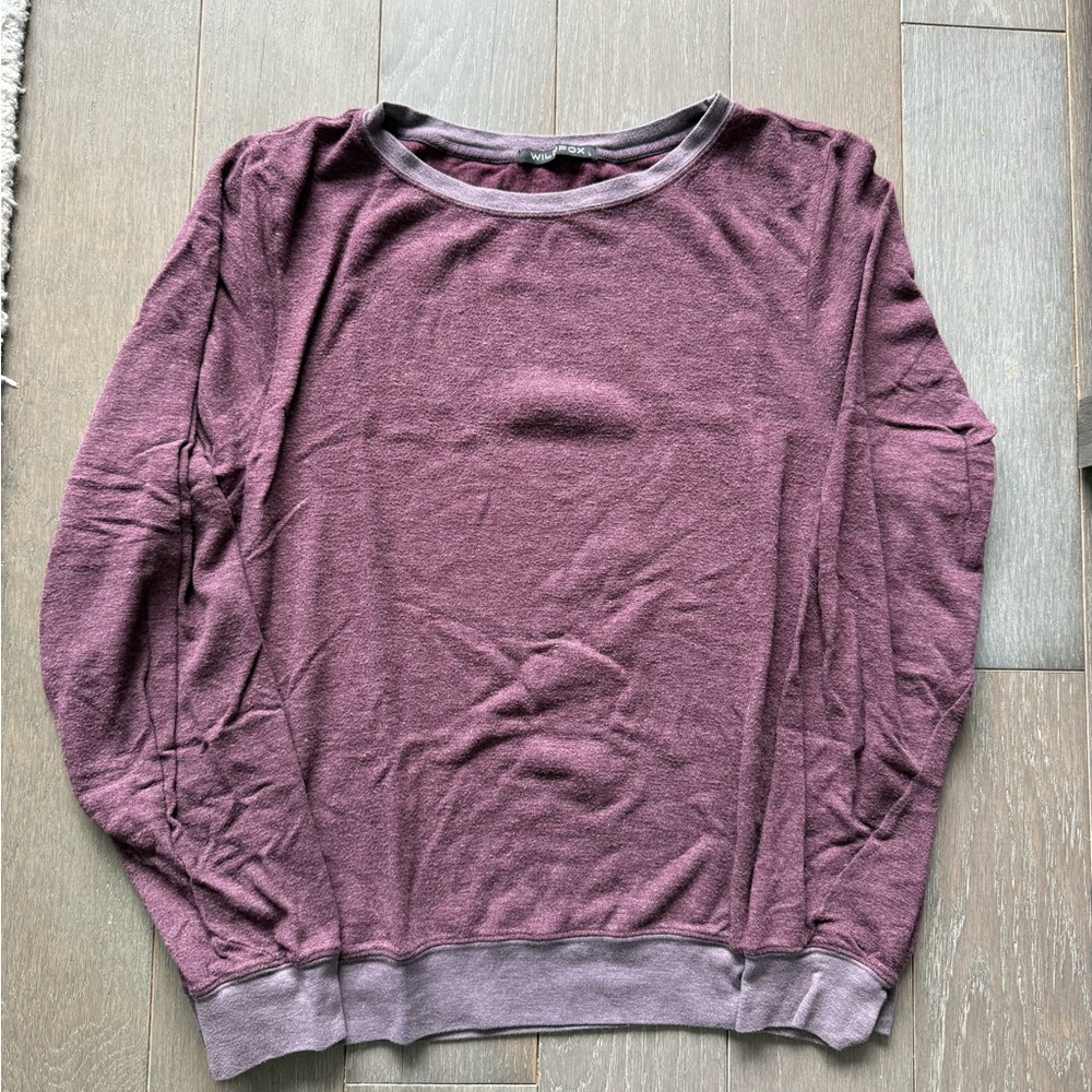 Wildfox Purple Sweatshirt